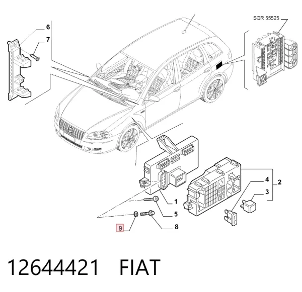  12644421 Fiat/Alfa/Lancia