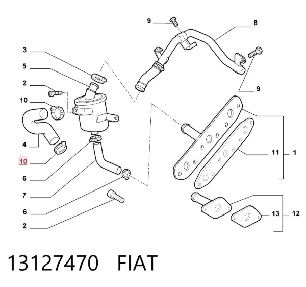 13127470 Fiat/Alfa/Lancia