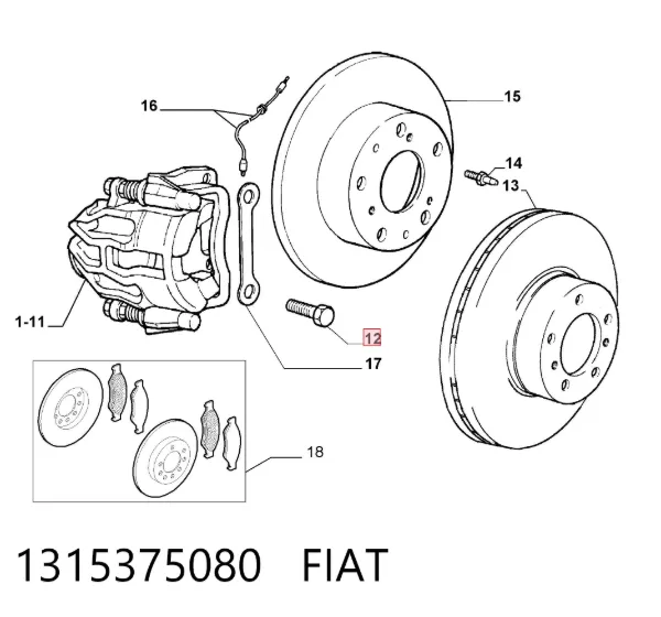  1315375080 Fiat/Alfa/Lancia
