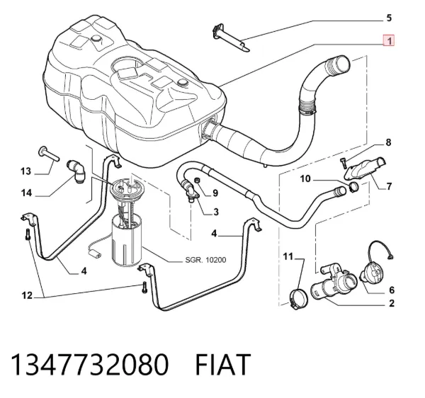 Depósito de gasolina Fiat Ducato III