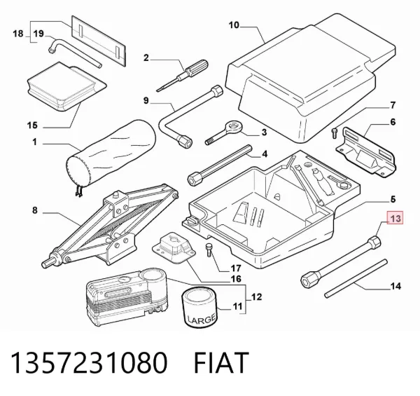  1357231080 Fiat/Alfa/Lancia