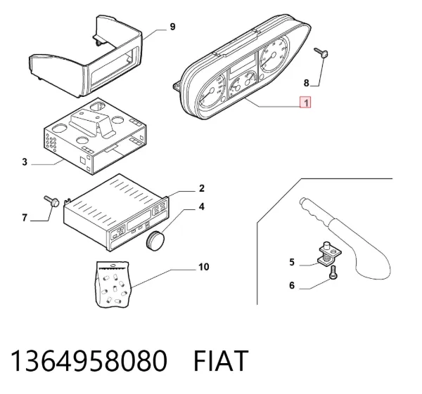 Cuadro instrumentos 1364958080 Fiat/Alfa/Lancia