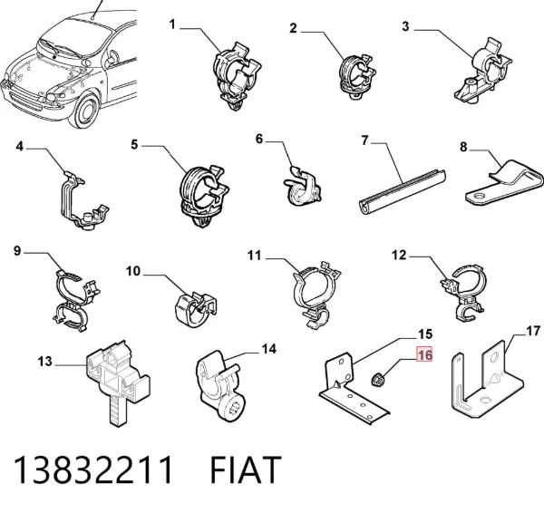  13832211 Fiat/Alfa/Lancia