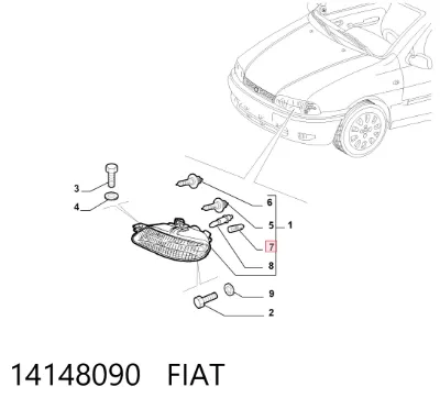 Bombilla FIAT 14148090