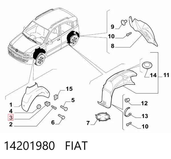  14201980 Fiat/Alfa/Lancia