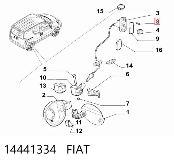  14441334 Fiat/Alfa/Lancia