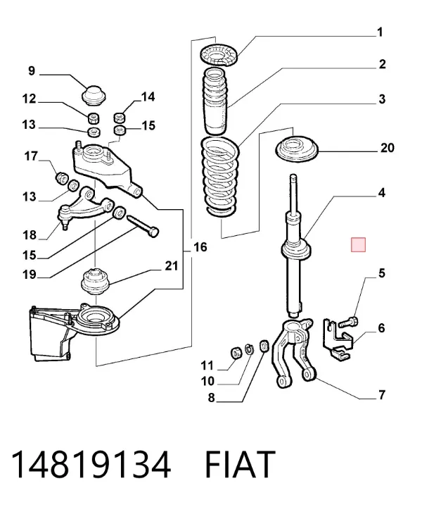  14819134 Fiat/Alfa/Lancia