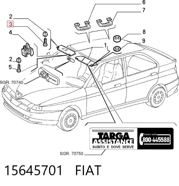  15645701 Fiat/Alfa/Lancia
