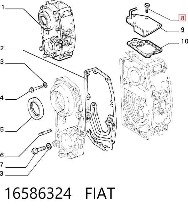 Tornillo 16586324 Fiat/Alfa/Lancia