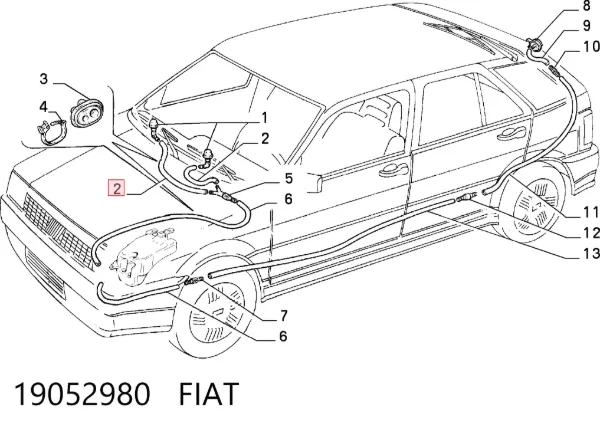 19052980 Fiat/Alfa/Lancia