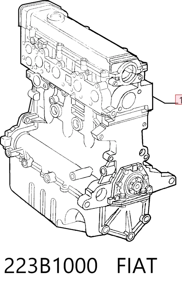 Motor completo 223B1000 Fiat/Alfa/Lancia