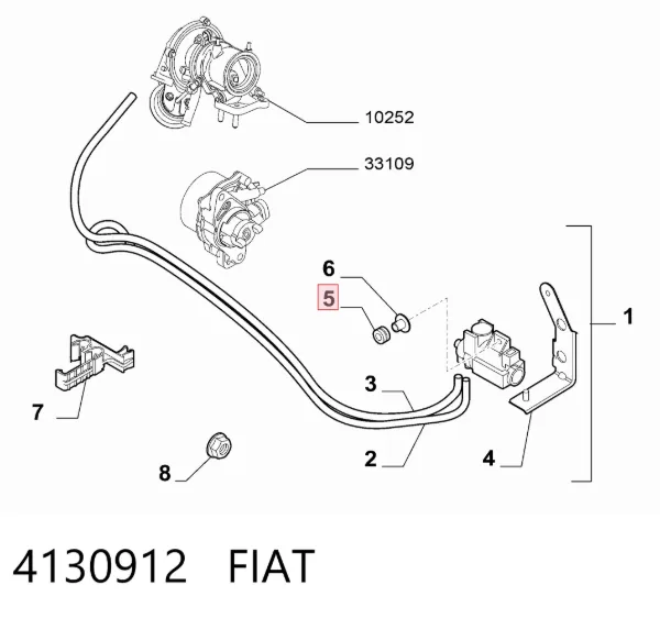  4130912 Fiat/Alfa/Lancia
