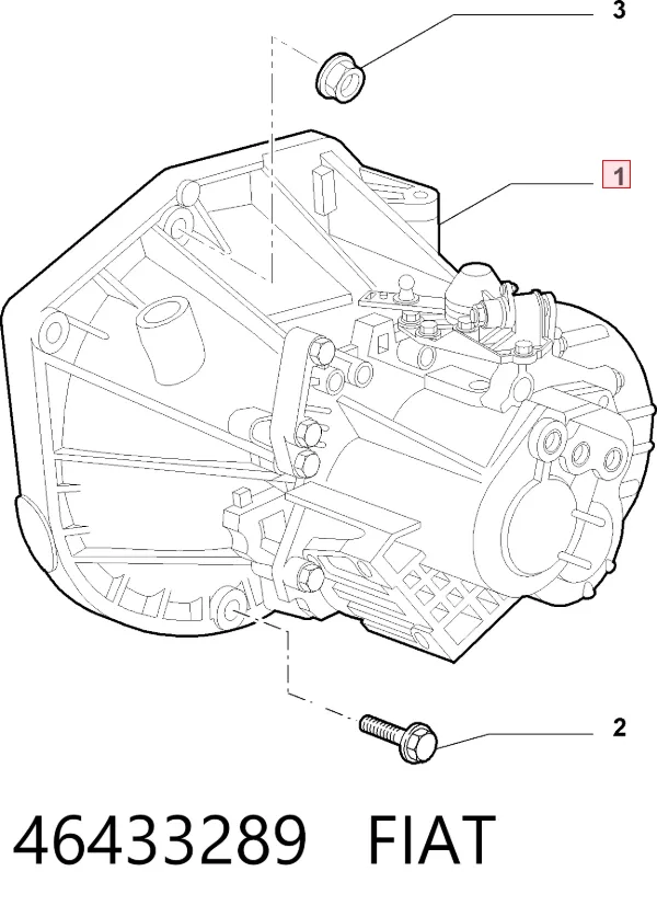 Caja de cambios 46433289 Fiat/Alfa/Lancia