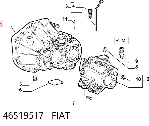 Sonda lambda 46519517 Fiat/Alfa/Lancia