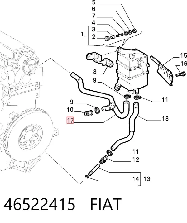  46522415 Fiat/Alfa/Lancia