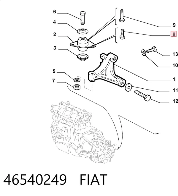  46540249 Fiat/Alfa/Lancia