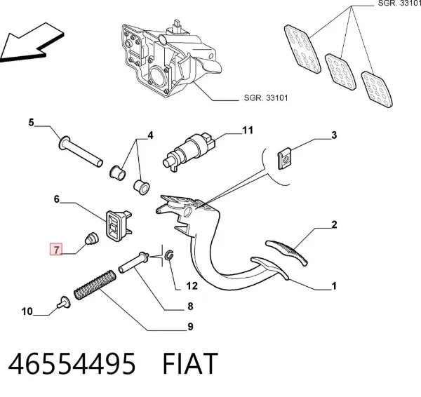  46554495 Fiat/Alfa/Lancia