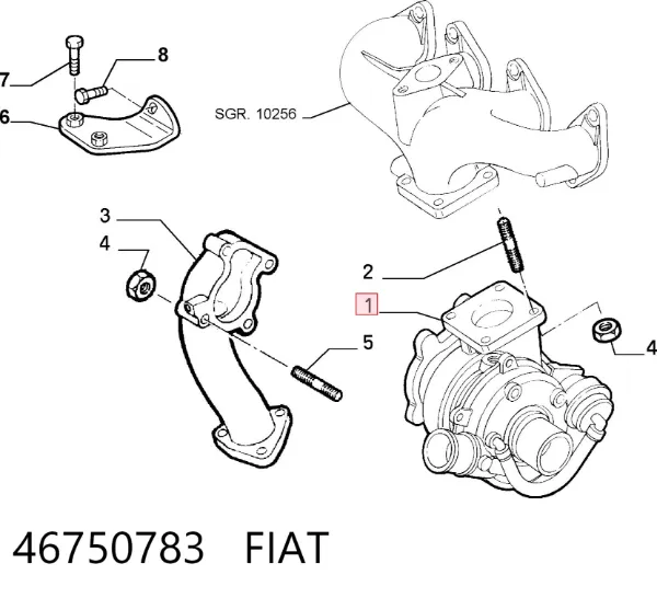 Turbocompresor 46750783 Fiat/Alfa/Lancia