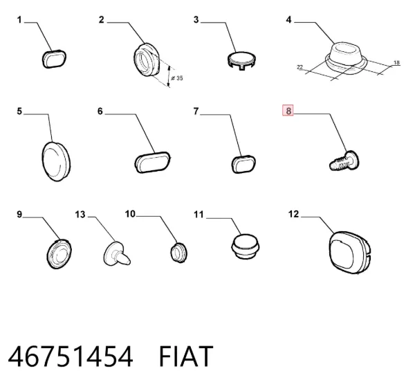  46751454 Fiat/Alfa/Lancia