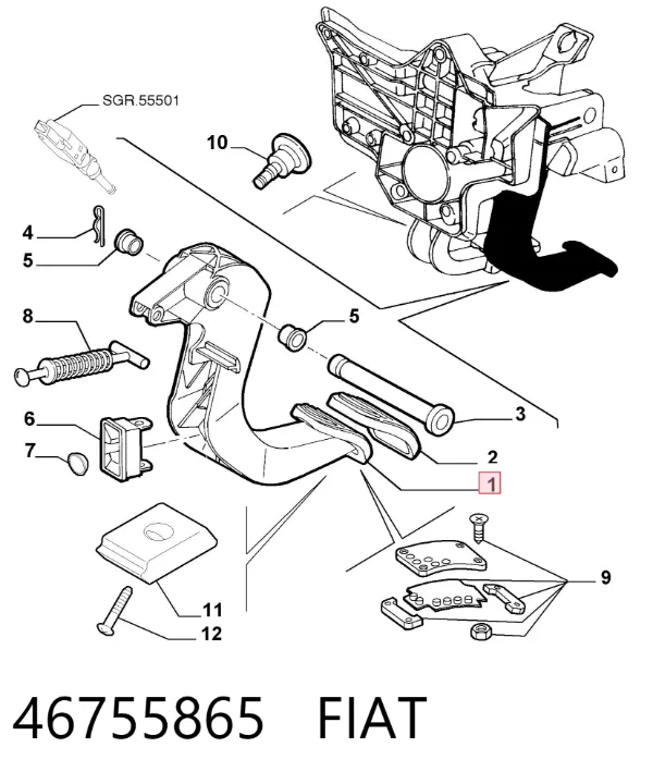  46755865 Fiat/Alfa/Lancia