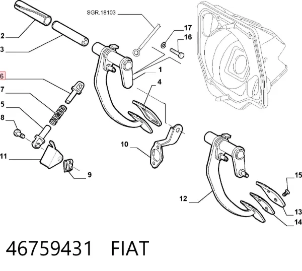  46759431 Fiat/Alfa/Lancia