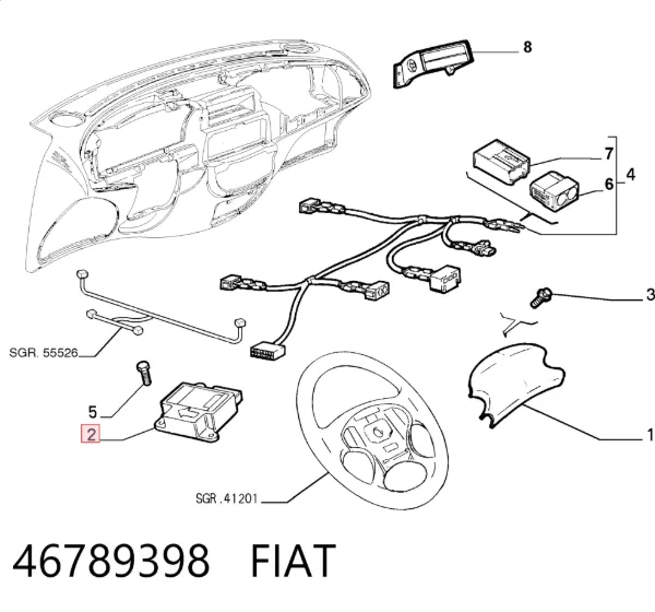  46789398 Fiat/Alfa/Lancia