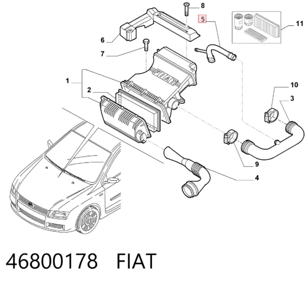  46800178 Fiat/Alfa/Lancia