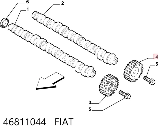  46811044 Fiat/Alfa/Lancia