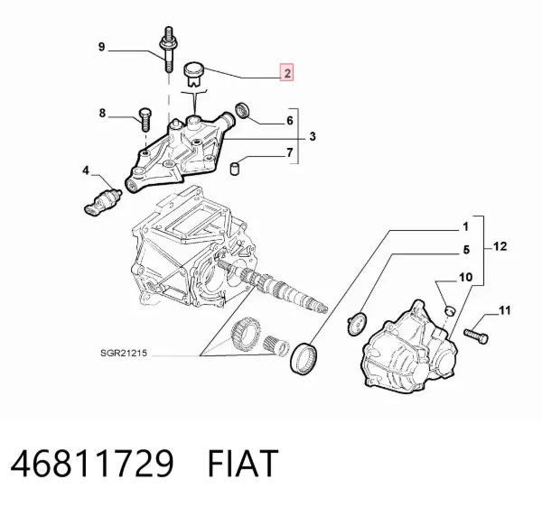  46811729 Fiat/Alfa/Lancia