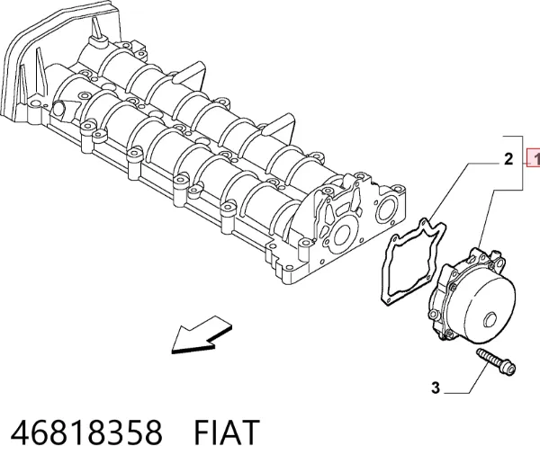 Bomba de vacío Alfa Romeo GT 937