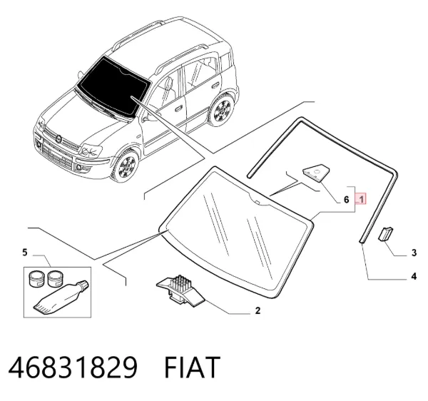 Parabrisas 46831829 Fiat/Alfa/Lancia