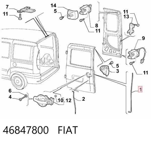  46847800 Fiat/Alfa/Lancia