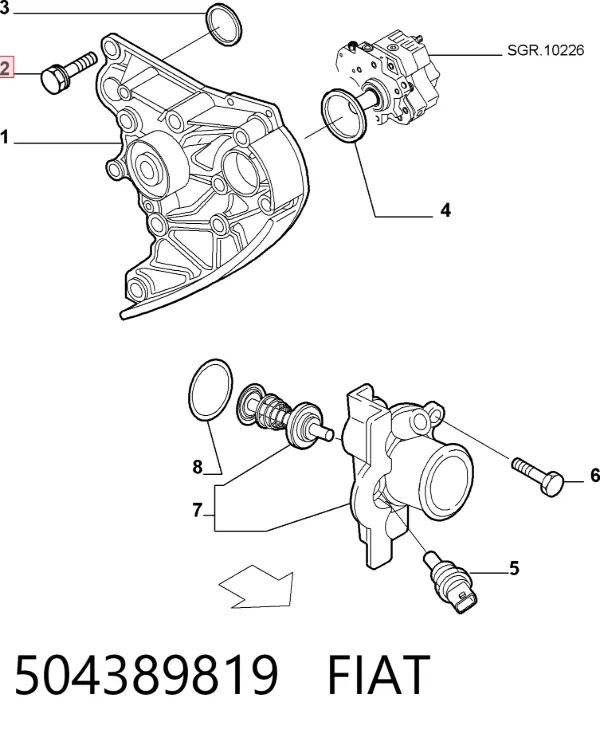  504389819 Fiat/Alfa/Lancia