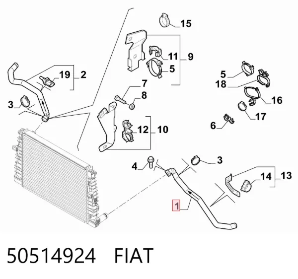  50514924 Fiat/Alfa/Lancia