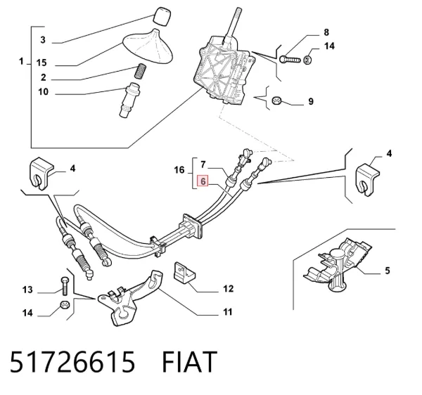  51726615 Fiat/Alfa/Lancia