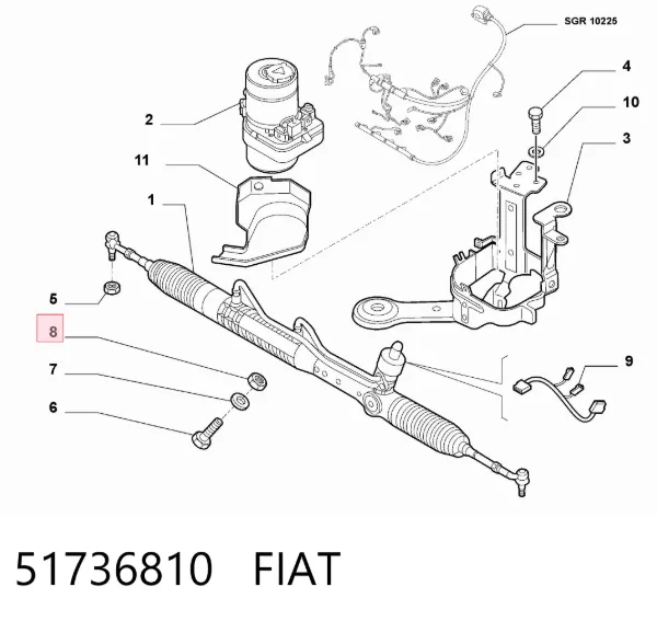 51736810 Fiat/Alfa/Lancia