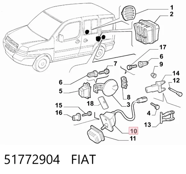  51772904 Fiat/Alfa/Lancia