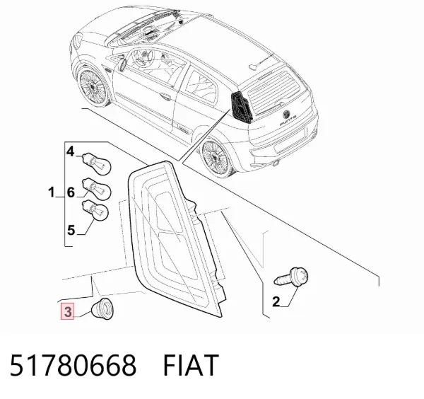  51780668 Fiat/Alfa/Lancia