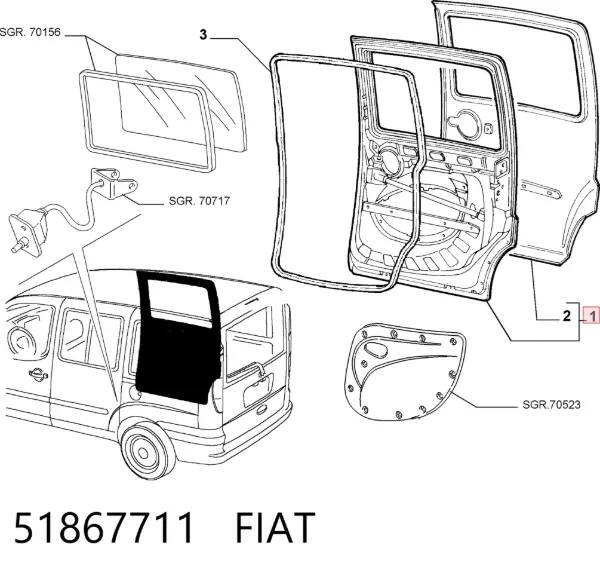 Radiador 51867711 Fiat/Alfa/Lancia