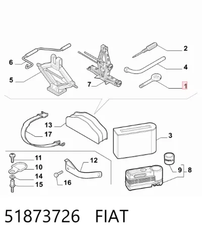 Gancho De Remolque FIAT 51873726