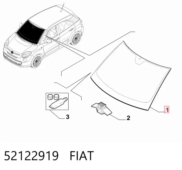 Parabrisas 52122919 Fiat/Alfa/Lancia
