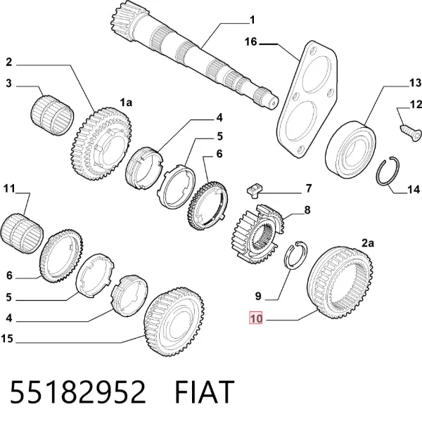  55182952 Fiat/Alfa/Lancia