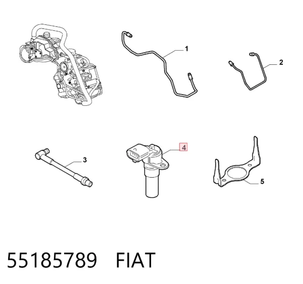 Sensor de velocidad 55185789 Fiat/Alfa/Lancia