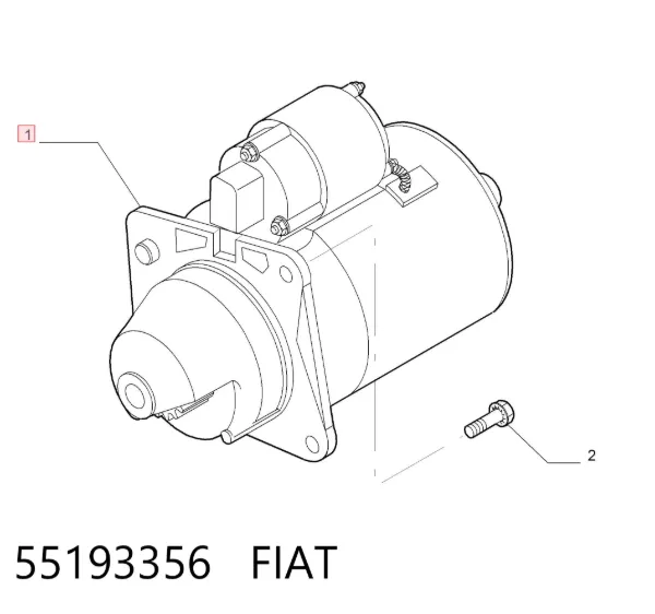 Motor de arranque 55193356 Fiat/Alfa/Lancia