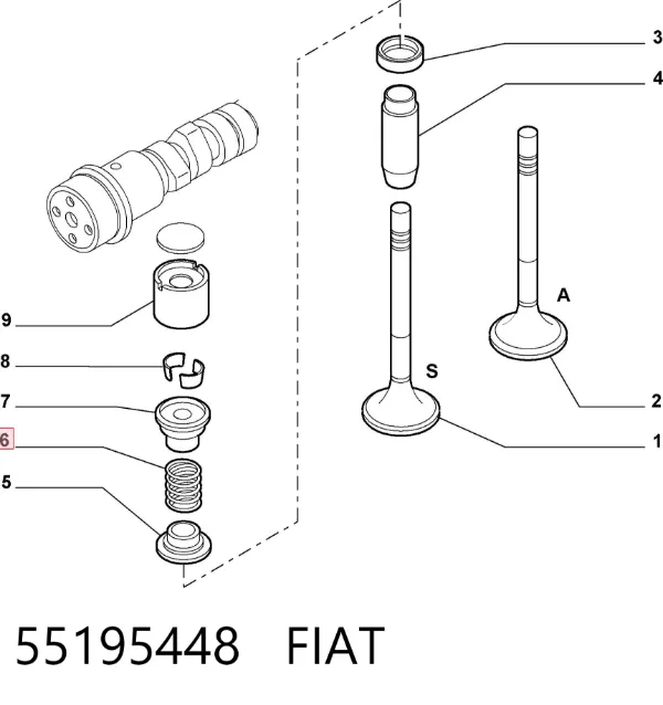  55195448 Fiat/Alfa/Lancia