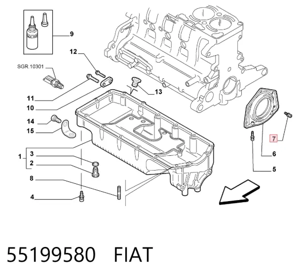 55199580 Fiat/Alfa/Lancia