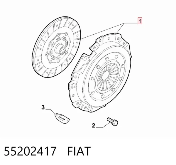 Embrague 55202417 Fiat/Alfa/Lancia