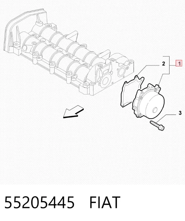 Bomba de vacío 55205445 Fiat/Alfa/Lancia