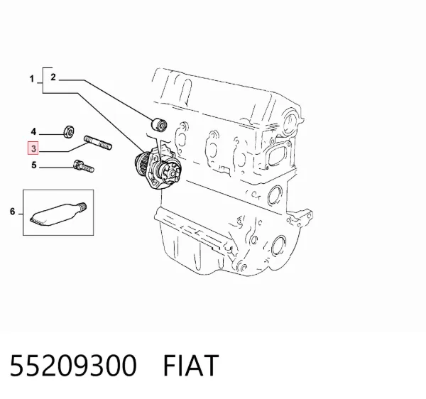  55209300 Fiat/Alfa/Lancia