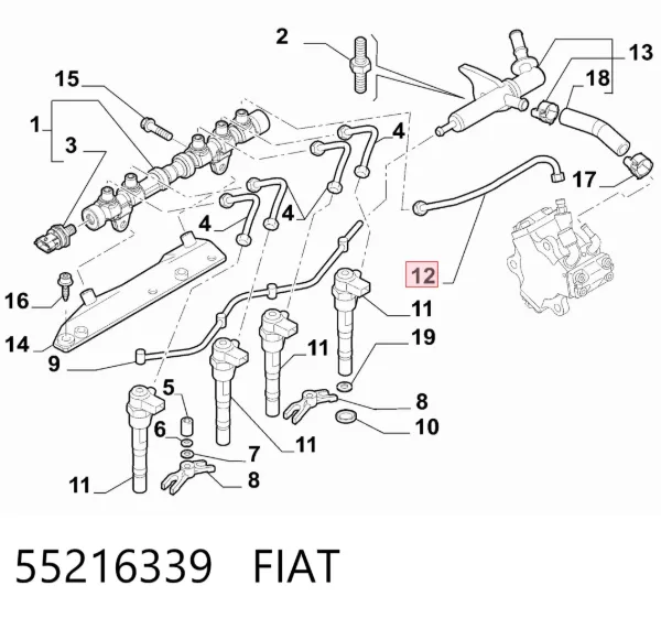  55216339 Fiat/Alfa/Lancia